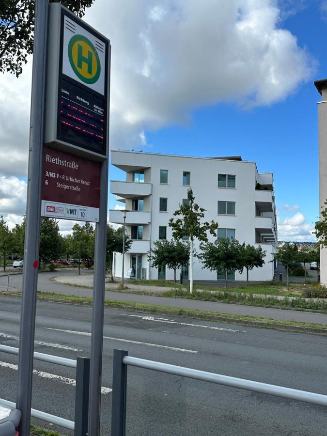 Bohnapartments - Nordkap-Suiten - Gratis Parkplatz - Moderner Neubau - Erdgeschoss - Fussbodenheizung Erfurt Dış mekan fotoğraf