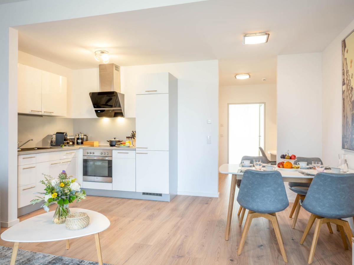 Bohnapartments - Nordkap-Suiten - Gratis Parkplatz - Moderner Neubau - Erdgeschoss - Fussbodenheizung Erfurt Dış mekan fotoğraf