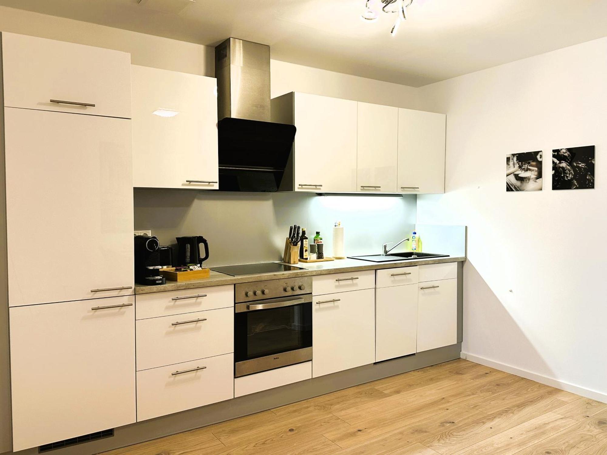 Bohnapartments - Nordkap-Suiten - Gratis Parkplatz - Moderner Neubau - Erdgeschoss - Fussbodenheizung Erfurt Oda fotoğraf