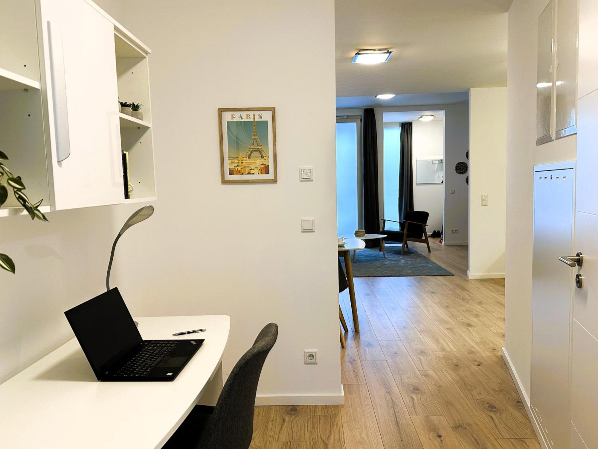 Bohnapartments - Nordkap-Suiten - Gratis Parkplatz - Moderner Neubau - Erdgeschoss - Fussbodenheizung Erfurt Oda fotoğraf