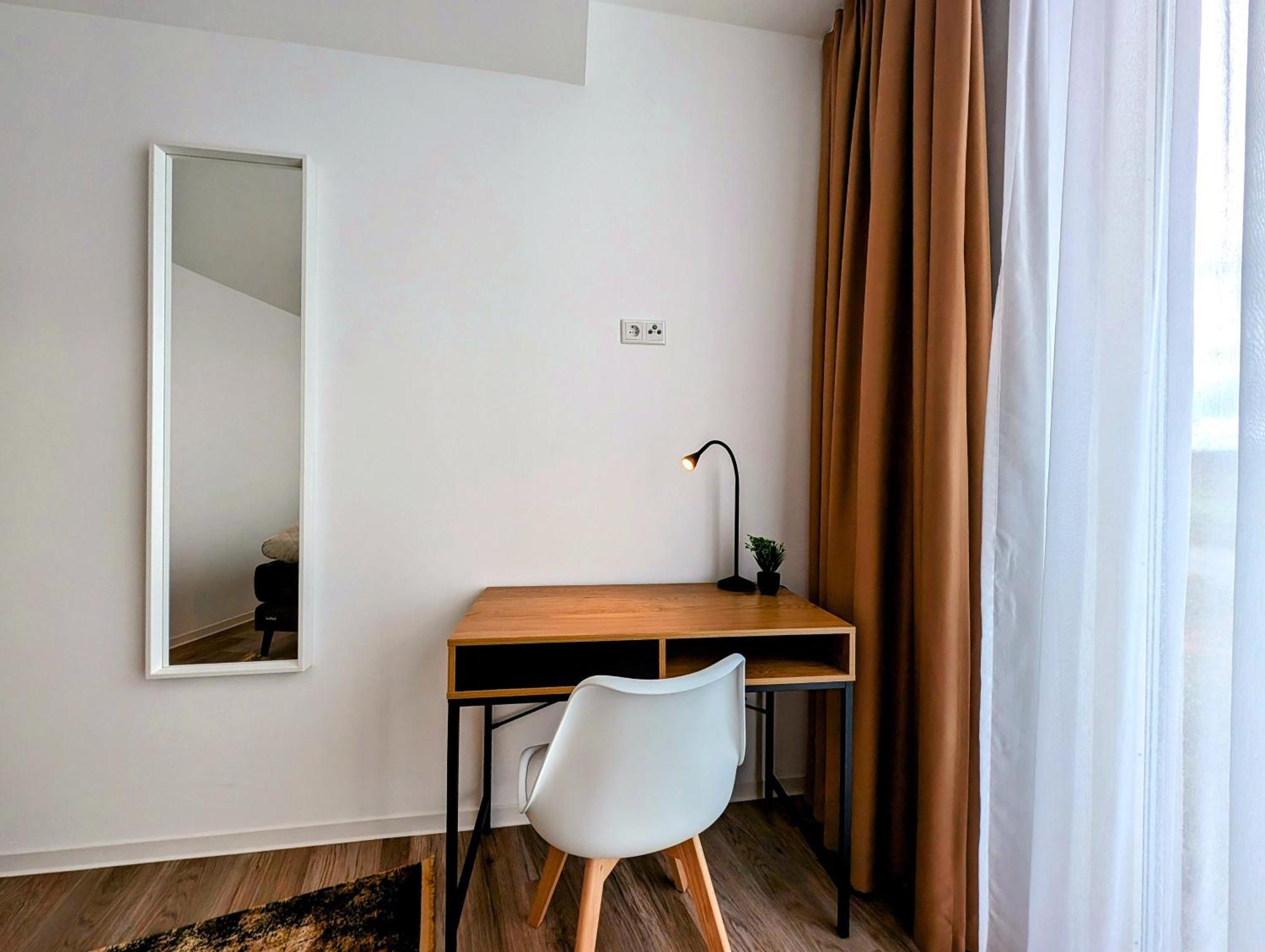 Bohnapartments - Nordkap-Suiten - Gratis Parkplatz - Moderner Neubau - Erdgeschoss - Fussbodenheizung Erfurt Dış mekan fotoğraf