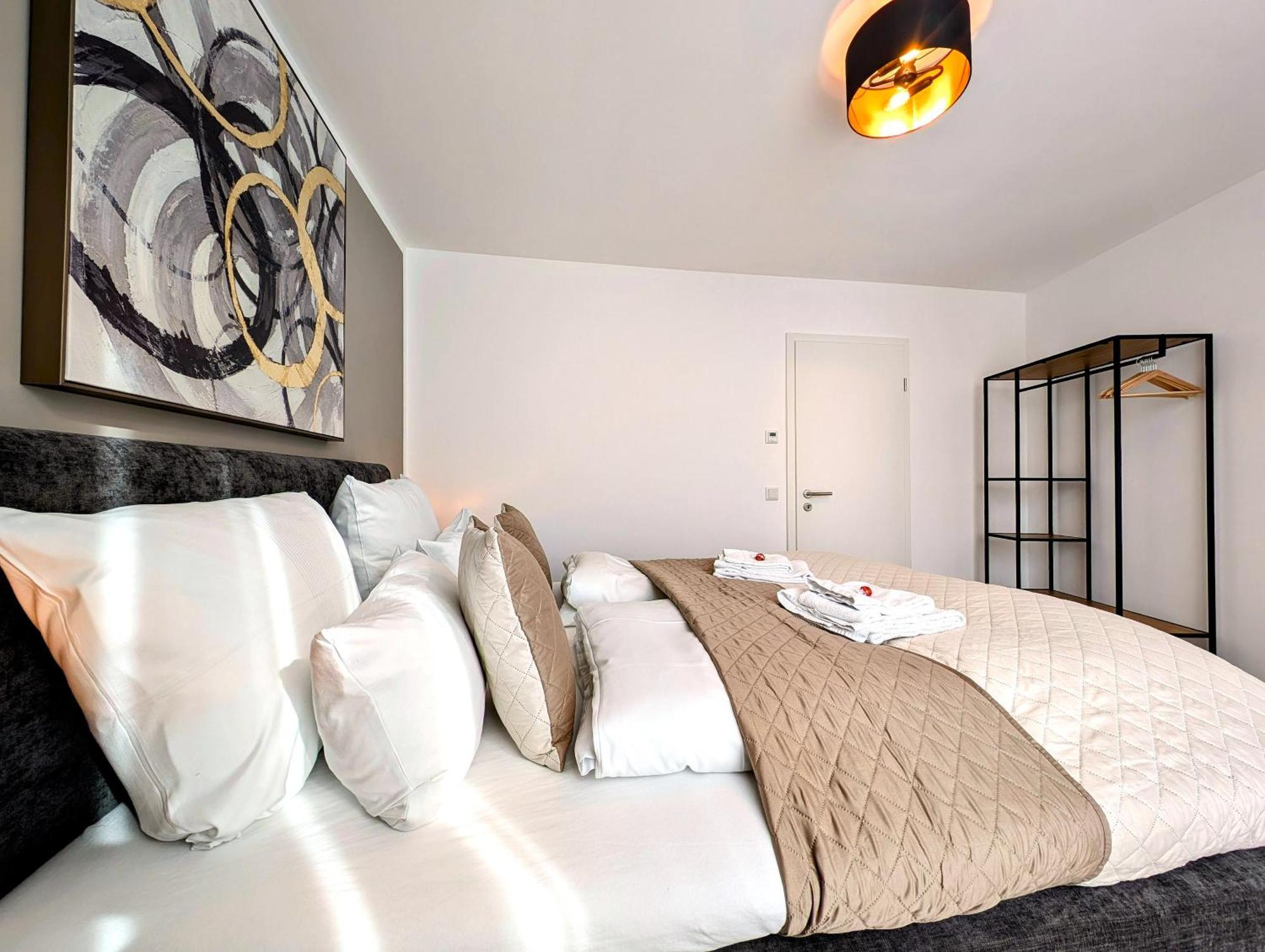Bohnapartments - Nordkap-Suiten - Gratis Parkplatz - Moderner Neubau - Erdgeschoss - Fussbodenheizung Erfurt Oda fotoğraf