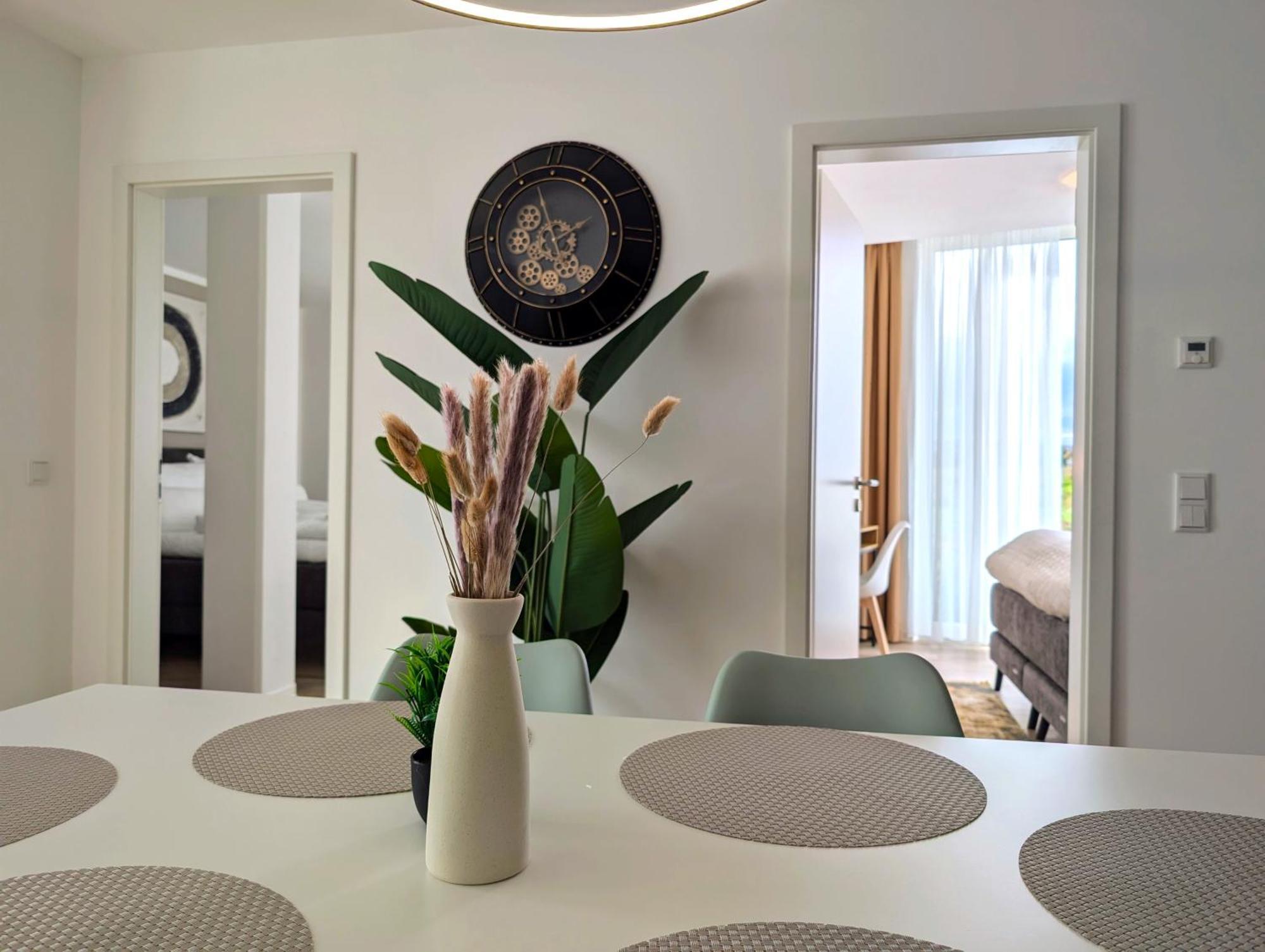 Bohnapartments - Nordkap-Suiten - Gratis Parkplatz - Moderner Neubau - Erdgeschoss - Fussbodenheizung Erfurt Oda fotoğraf
