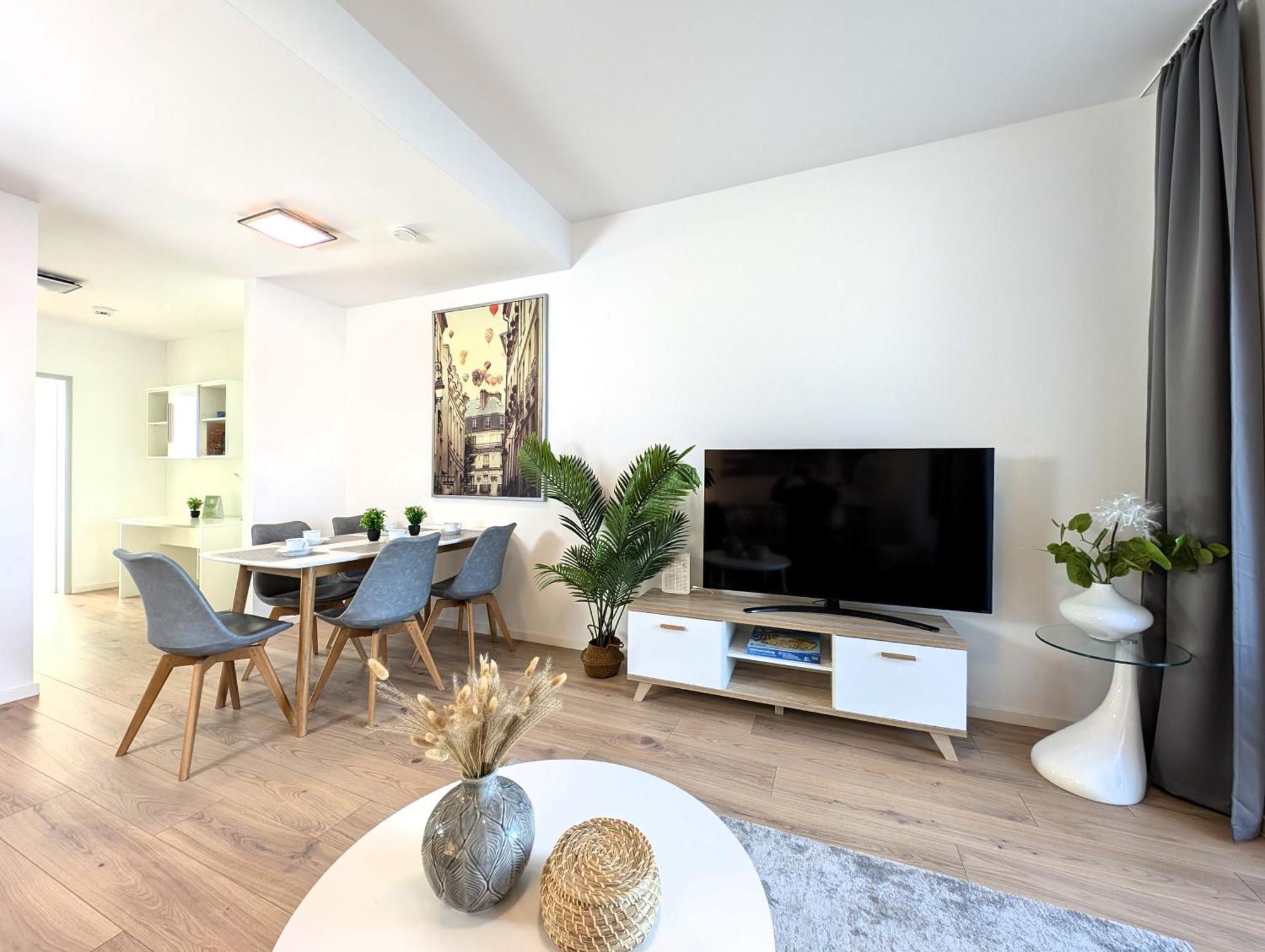 Bohnapartments - Nordkap-Suiten - Gratis Parkplatz - Moderner Neubau - Erdgeschoss - Fussbodenheizung Erfurt Dış mekan fotoğraf