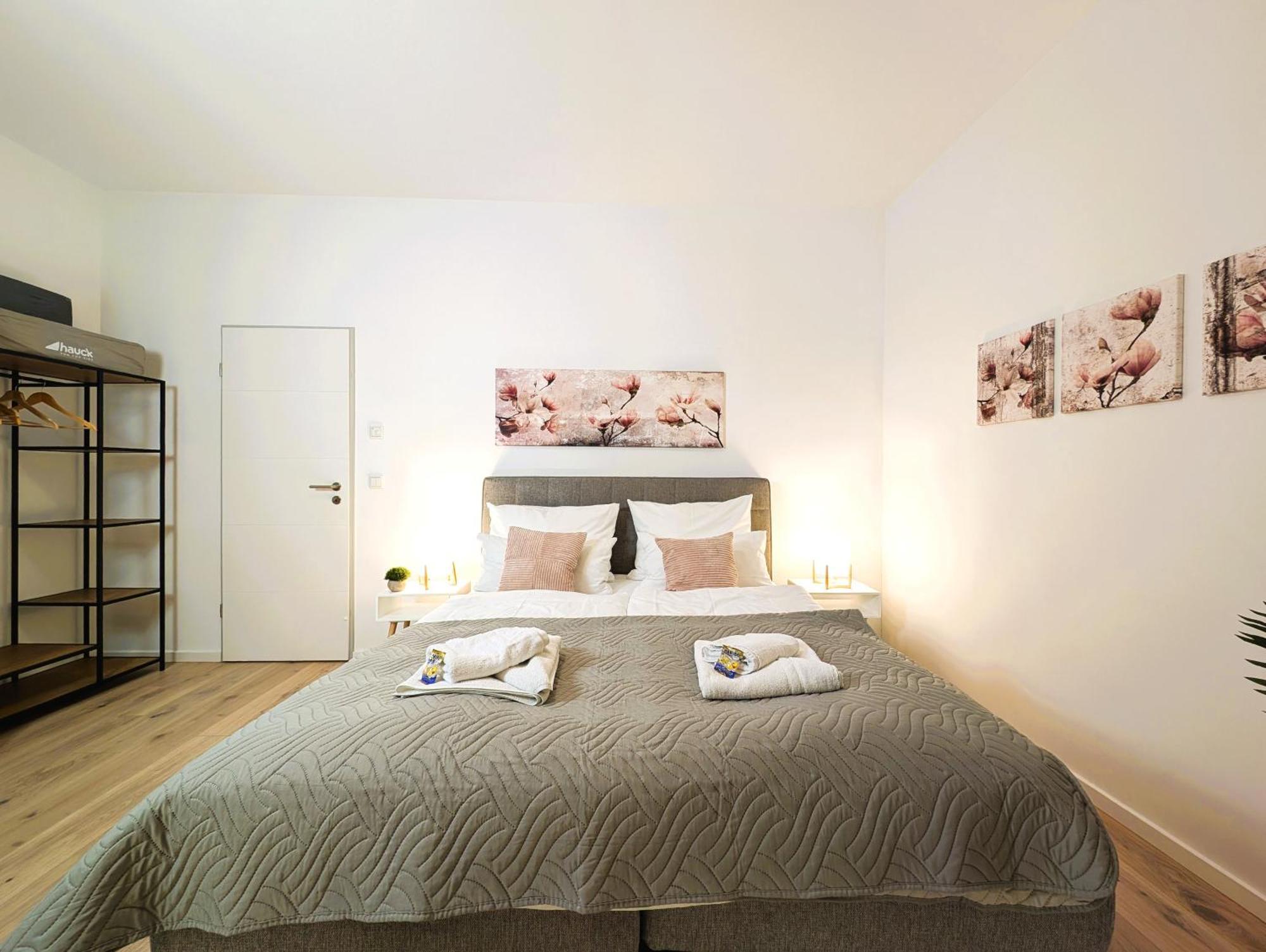 Bohnapartments - Nordkap-Suiten - Gratis Parkplatz - Moderner Neubau - Erdgeschoss - Fussbodenheizung Erfurt Dış mekan fotoğraf